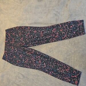 Title Nine Multicolor Patterned Workout Leggings Size M